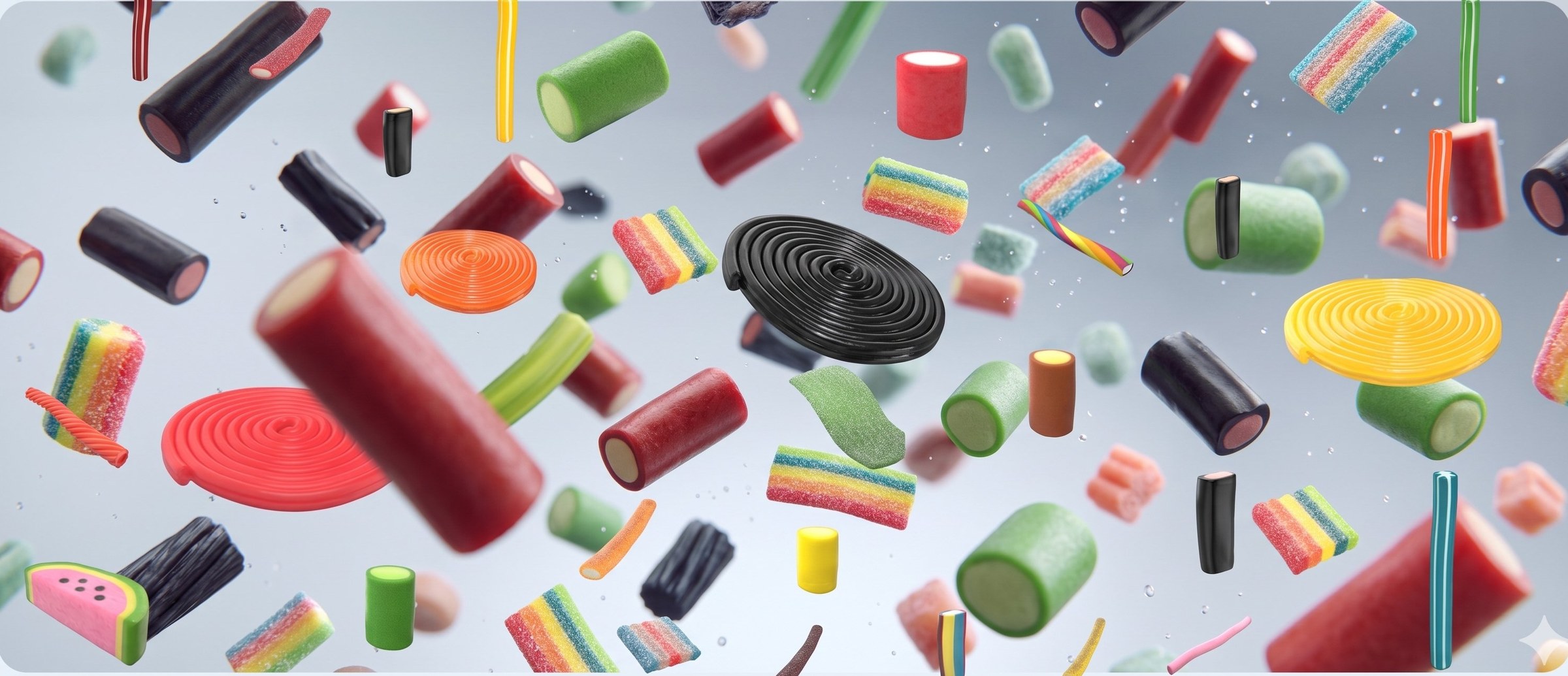 Confectionery products produced by Extrufood extrusion technology