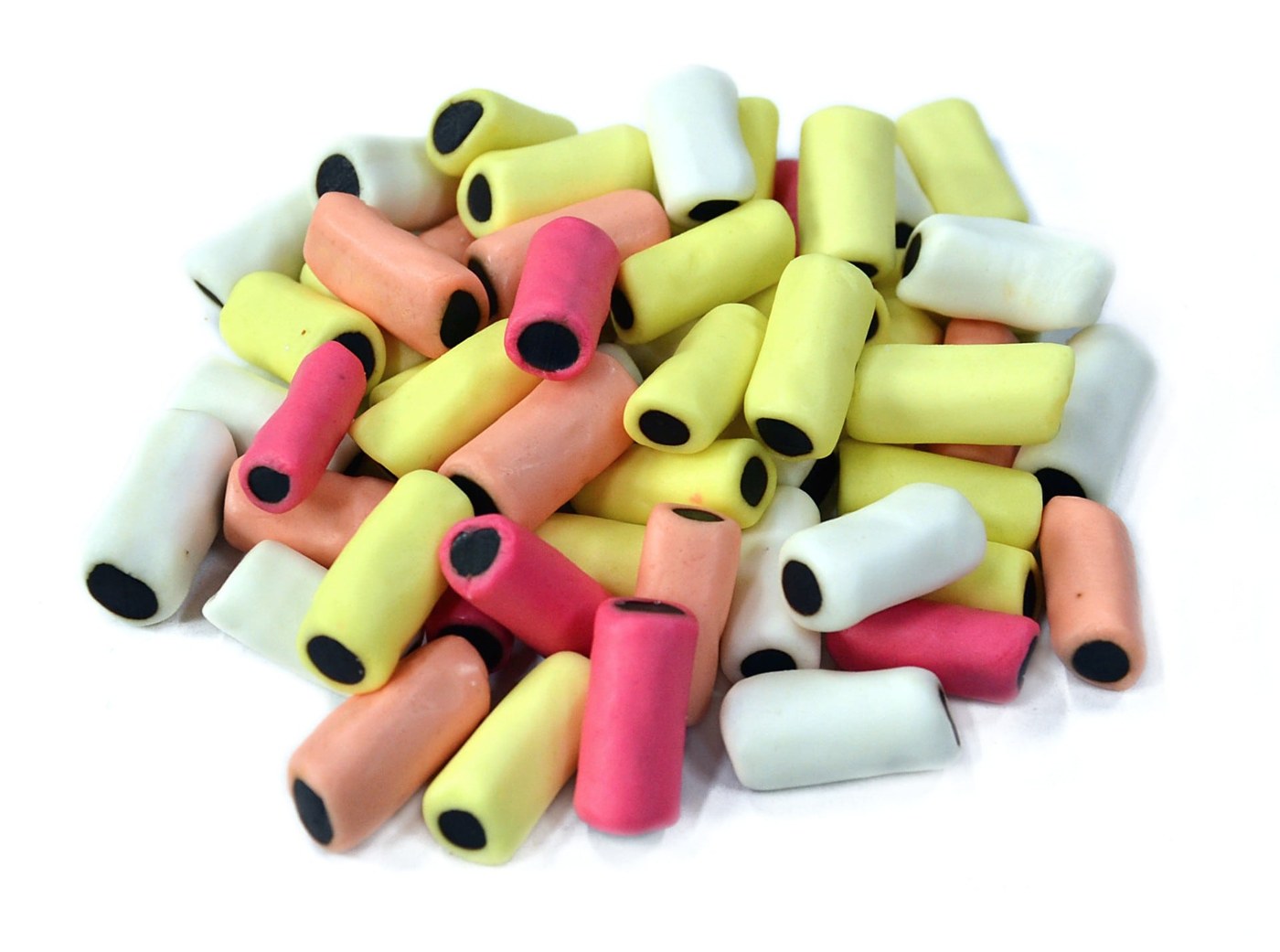 Filled licorice rolls in four colors — produced with Extrufood extrusion lines